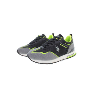 Schwarzer Polyester Sneaker
