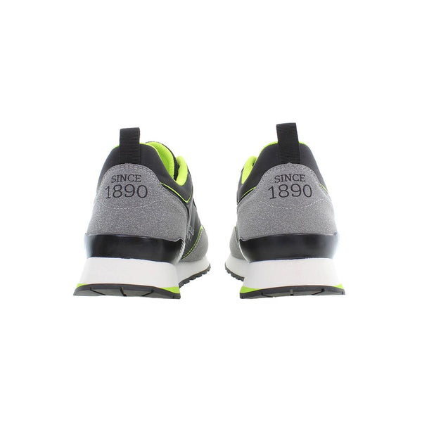 Schwarzer Polyester Sneaker