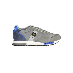 Graue Polyester Sneaker
