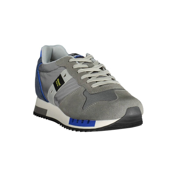 Graue Polyester Sneaker