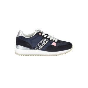 Blauer Polyester Sneaker