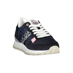 Blauer Polyester Sneaker