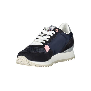 Blauer Polyester Sneaker