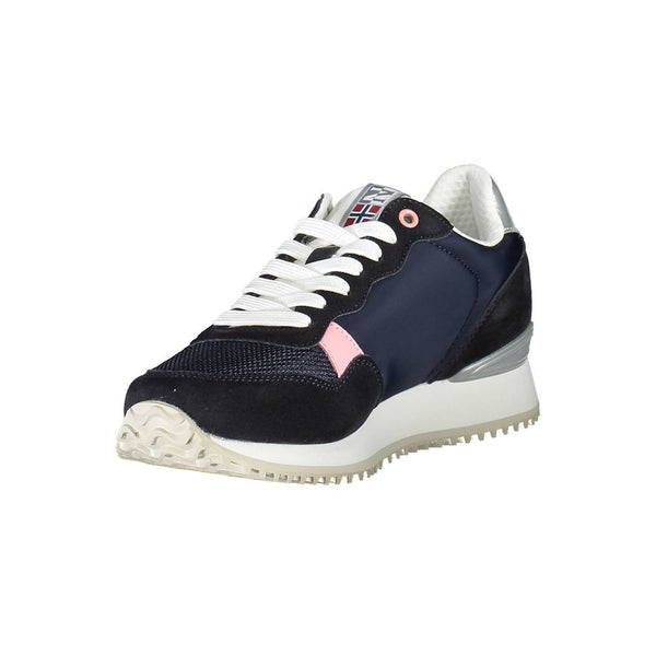 Blauer Polyester Sneaker
