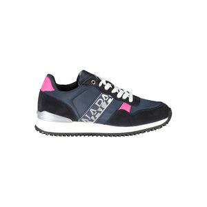 Blauer Polyester Sneaker