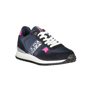 Blauer Polyester Sneaker