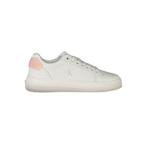 Weißes Leder Damen Sneaker