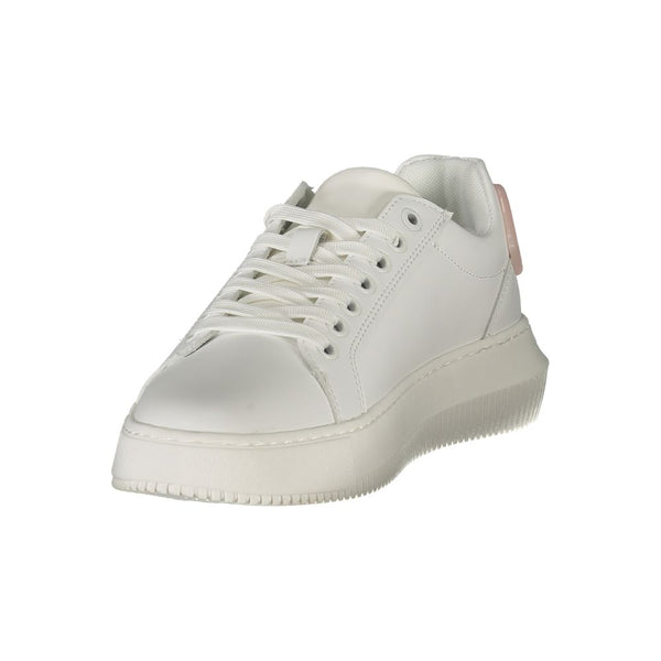 Weißes Leder Damen Sneaker