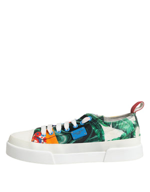 Multicolor Patchwork Low Top Sneakers Schuhe