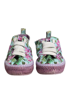 Multicolor Canvas Espadrilles Turnschuhe Schuhe