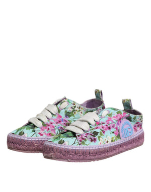 Multicolor Canvas Espadrilles Turnschuhe Schuhe