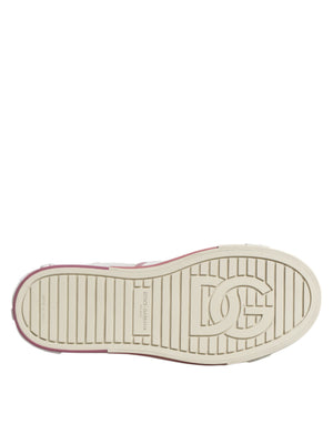 Weiß Rosa Leder Low Top Turnschuhe Schuhe