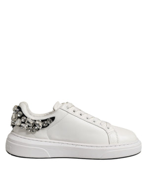 Weiß Strass verschönert Turnschuhe Schuhe