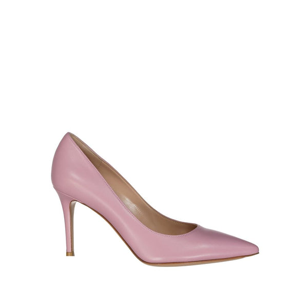 Bunte High-Heel-Pumps aus Kalbsleder