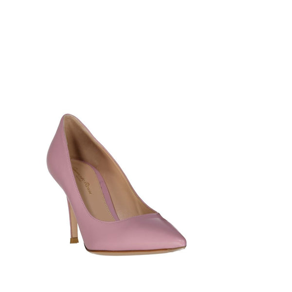 Bunte High-Heel-Pumps aus Kalbsleder