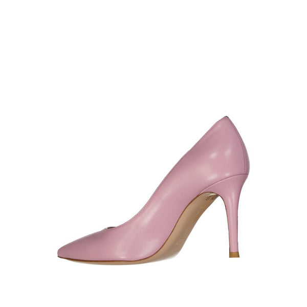 Bunte High-Heel-Pumps aus Kalbsleder