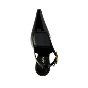 Schwarze High-Heel-Pumps aus Kalbsleder