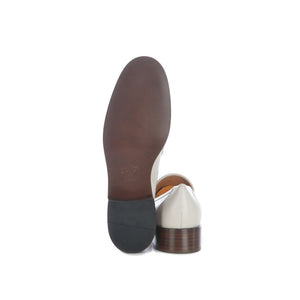 Weiße Loafer aus Kalbsleder