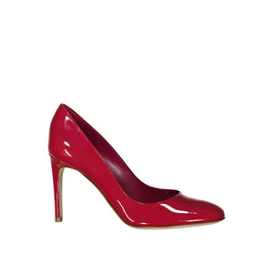 Rote Kalbshaut High Heels Pumps