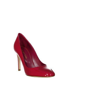 Rote Kalbshaut High Heels Pumps