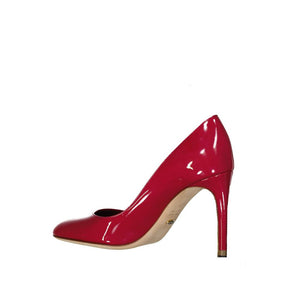 Rote Kalbshaut High Heels Pumps