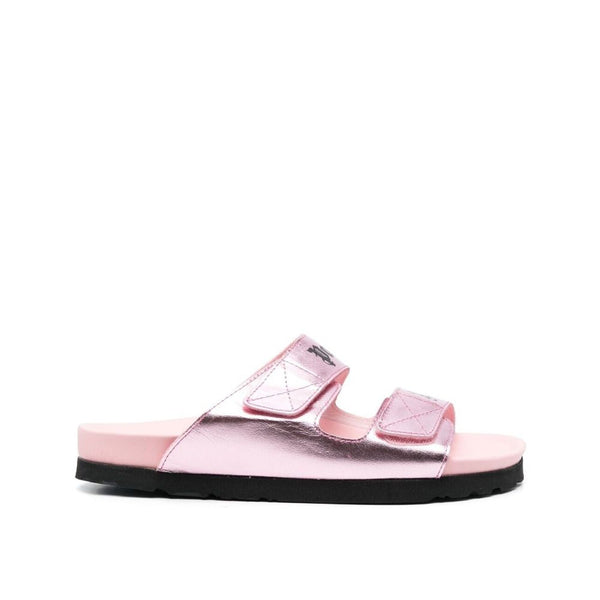 Sandalen aus mehrfarbigem Kalbsleder