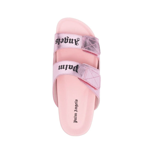Sandalen aus mehrfarbigem Kalbsleder