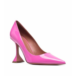 Bunte High-Heel-Pumps aus Kalbsleder