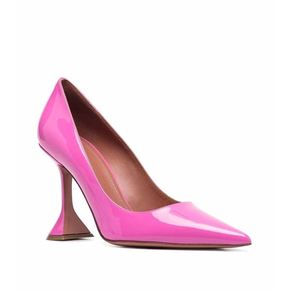 Bunte High-Heel-Pumps aus Kalbsleder