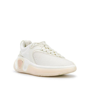 Weiße Stoff-Sneaker für Sport und Freizeit