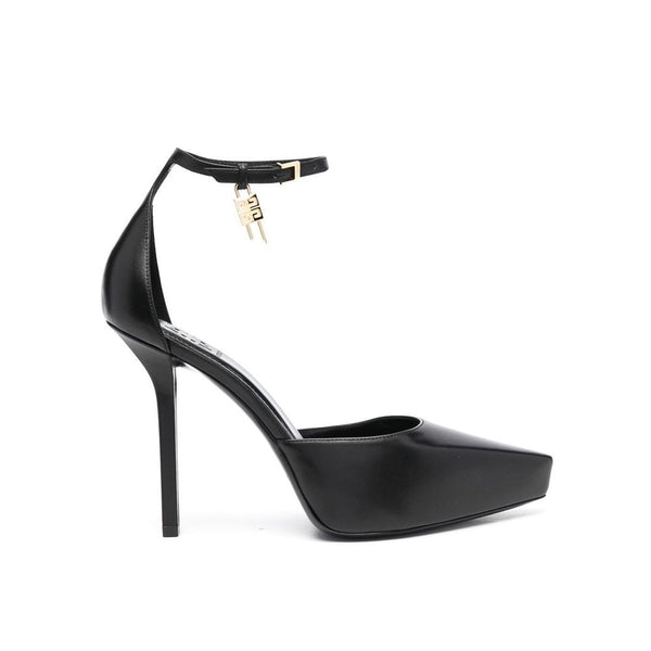 Schwarze High Heels aus Kalbsleder
