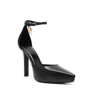 Schwarze High Heels aus Kalbsleder
