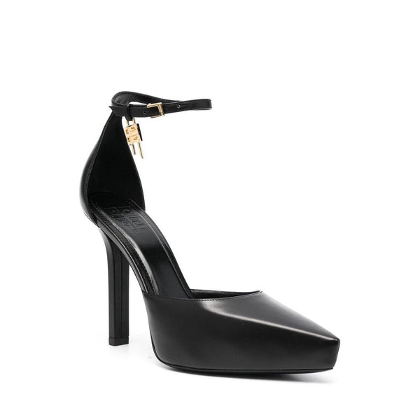 Schwarze High Heels aus Kalbsleder