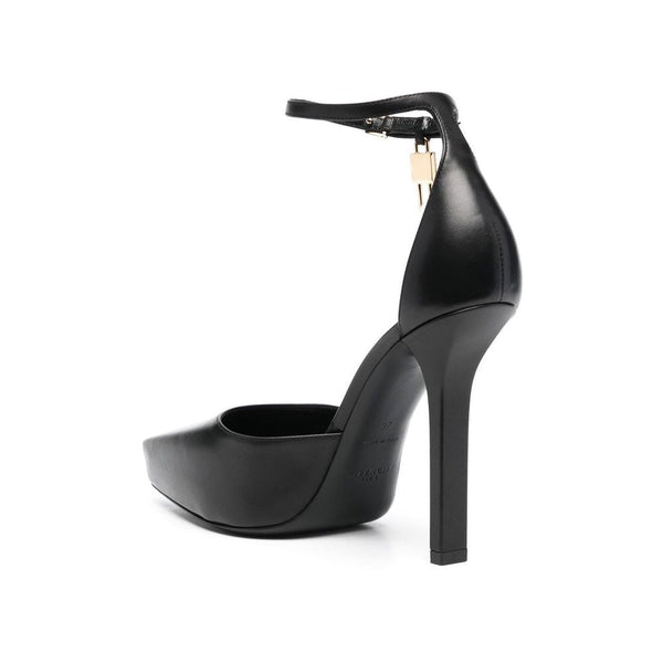 Schwarze High Heels aus Kalbsleder