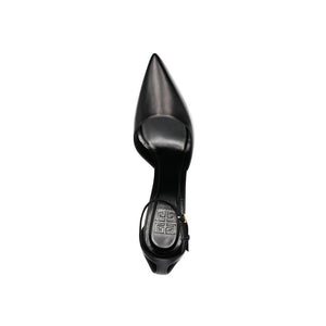 Schwarze High Heels aus Kalbsleder