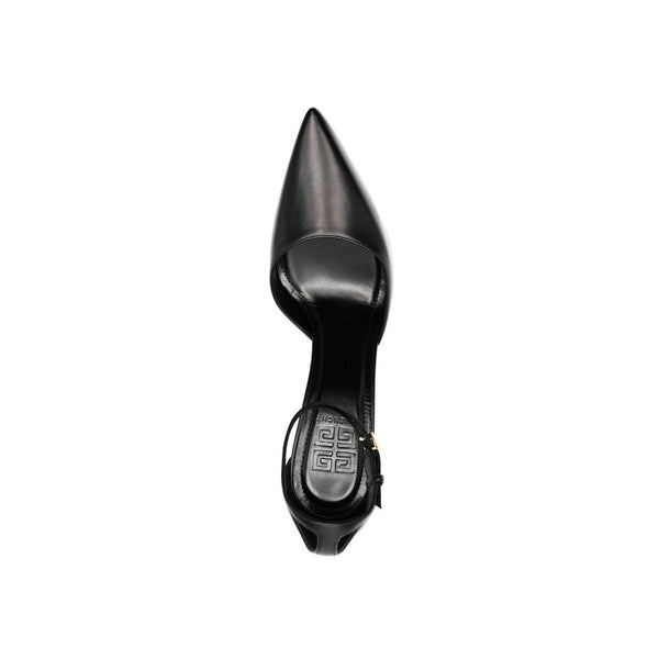 Schwarze High Heels aus Kalbsleder