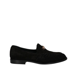 Schwarze Loafer aus Kalbsleder