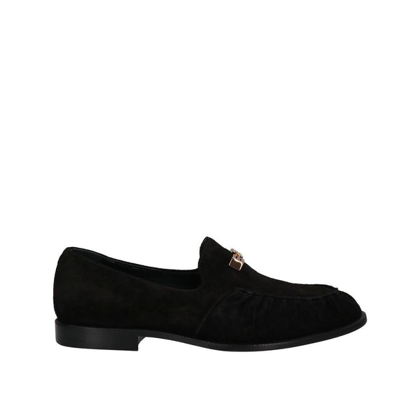 Schwarze Loafer aus Kalbsleder