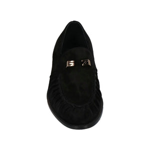 Schwarze Loafer aus Kalbsleder