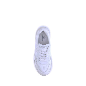 Weiße Kalbshaut Bos Taurus Sneakers mit niedrigem Schaft