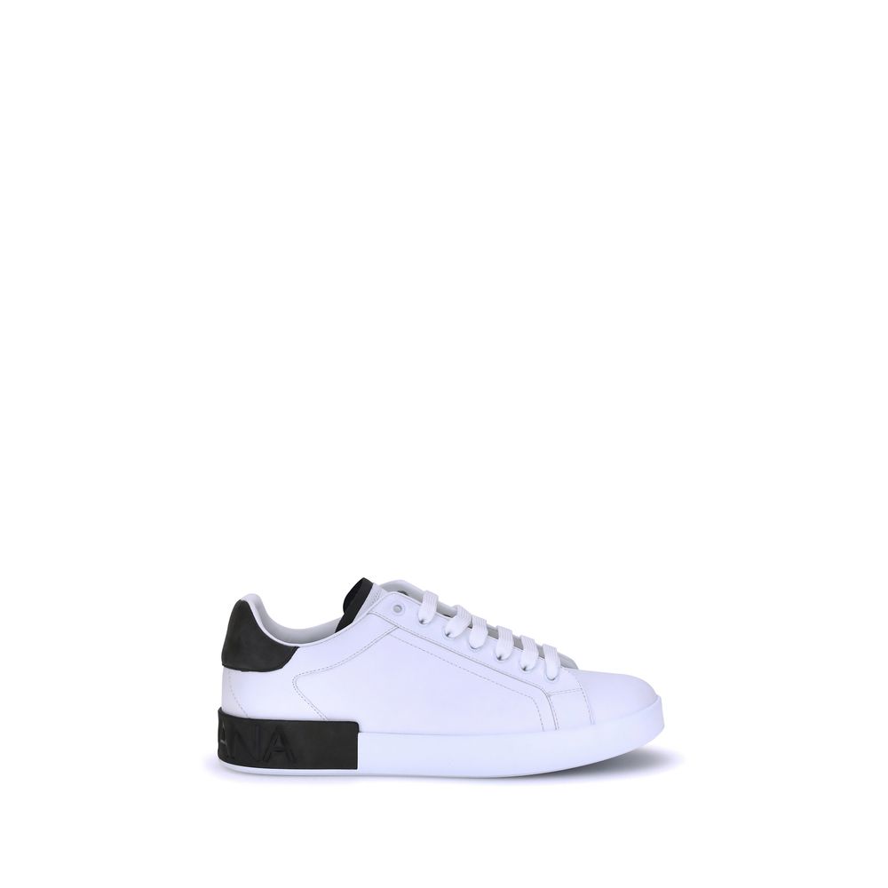 Weiße Kalbshaut Bos Taurus Sneakers mit niedrigem Schaft