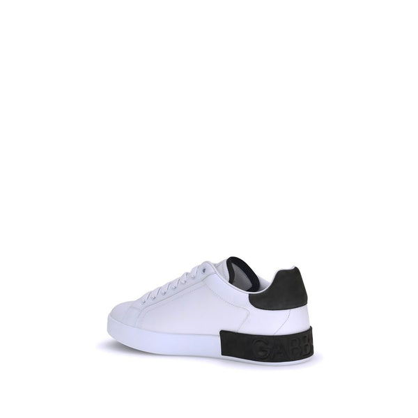 Weiße Kalbshaut Bos Taurus Sneakers mit niedrigem Schaft