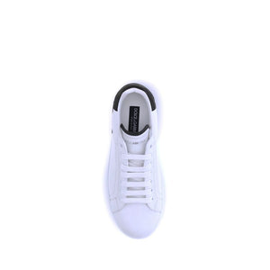 Weiße Kalbshaut Bos Taurus Sneakers mit niedrigem Schaft