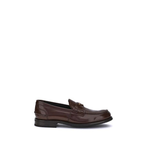 Braune Kalbsleder Bos Taurus Slipper