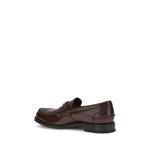 Braune Kalbsleder Bos Taurus Slipper