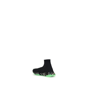Schwarze Polyester-Sportschuhe