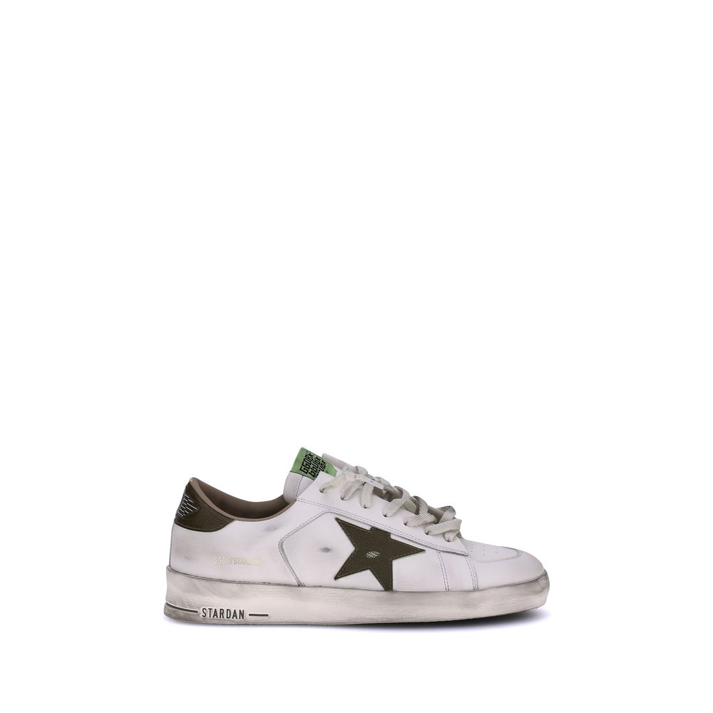 Weiße Kalbshaut Bos Taurus Sneakers mit niedrigem Schaft