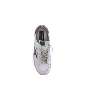 Weiße Kalbshaut Bos Taurus Sneakers mit niedrigem Schaft