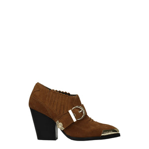 Braune Lederstiefeletten
