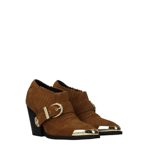 Braune Lederstiefeletten